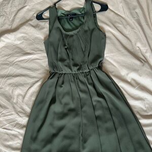 BCX Olive Green Midi Dress